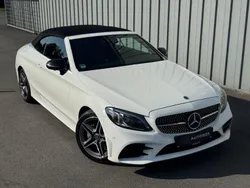 Weiß Gebraucht 2019 Mercedes C200 AMG line Cabrio | 29.999 € (Teuer)