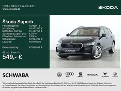 Onyxschwarz metallic Gebraucht 2024 Skoda Superb Selection Kombi | 41.890 €