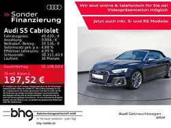 Mythosschwarz metallic/verdeck Gebraucht 2023 Audi S5 Cabriolet Ambiente Cabrio | 49.420 € (Guter Preis)