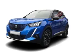 Blau Gebraucht 2021 Peugeot e-2008 GT SUV | 21.249 € (Etwas zu teuer)