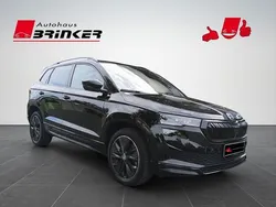 Schwarz Gebraucht 2024 Skoda Karoq SportLine SUV | 34.930 € (Fairer Preis)