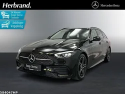 Obsidianschwarz Gebraucht 2024 Mercedes C200 AMG line Kombi | 40.990 € (Fairer Preis)