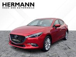 Rubinrot metallic Gebraucht 2018 Mazda 3 Sports-Line Limousine | 13.990 € (Fairer Preis)