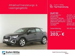Mythosschwarz metallic Gebraucht 2024 Audi Q2 S-Line SUV | 30.369 € (Fairer Preis)