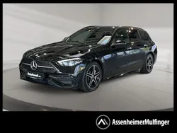 Schwarz Gebraucht 2022 Mercedes C220 AMG Limousine | 39.639 € (Fairer Preis)