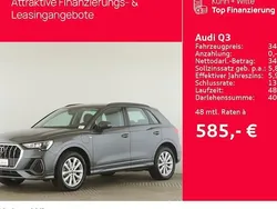 Grau Gebraucht 2022 Audi Q3 S-Line SUV | 34.235 € (Fairer Preis)