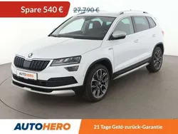 Bila moon moon white Gebraucht 2021 Skoda Karoq Scout 4x4 SUV | 27.250 € (Etwas zu teuer)