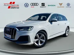 Gletscherweiß metallic Gebraucht 2021 Audi Q7 Ambiente SUV | 58.980 € (Teuer)
