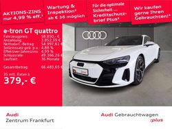 Ibisweiß/ibisweiß Gebraucht 2023 Audi e-tron GT quattro Ambiente Limousine | 58.850 € (Superpreis)