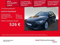 0e mythosschwarz metallic Gebraucht 2025 Audi A3 S-Line Limousine | 39.890 €