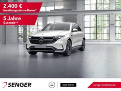 Designo diamantweiß bright Gebraucht 2021 Mercedes EQC400 AMG line SUV | 39.970 € (Fairer Preis)