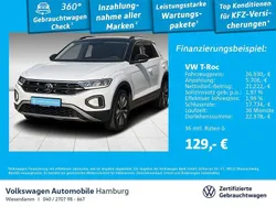 Pure white/schwarz Gebraucht 2024 VW T-Roc Goal SUV | 26.930 € (Fairer Preis)