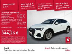 Weiß Gebraucht 2024 Audi Q3 Sportback Basis SUV | 35.490 € (Fairer Preis)