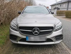 Silber Gebraucht 2021 Mercedes C220 AMG line Kombi | 27.450 € (Guter Preis)