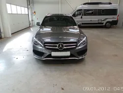 Grau Gebraucht 2017 Mercedes C220 AMG Kombi | 14.970 € (Etwas zu teuer)