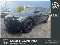 Mythosschwarz metallic Gebraucht 2022 Audi e-tron Sportback Black Edition SUV | 36.789 € (Etwas zu teuer)