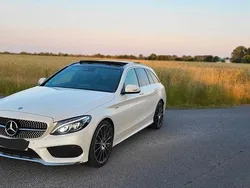 Weiß Gebraucht 2015 Mercedes C400 AMG line Kombi | 22.999 € (Teuer)