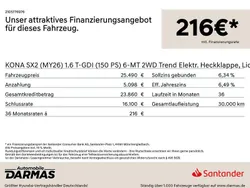 Blau Neu 2025 Hyundai Kona Trend SUV | 25.490 € (Superpreis)