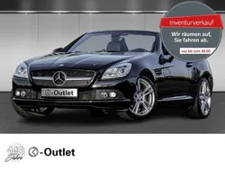 Obsidianschwarz metallic Gebraucht 2014 Mercedes SLK200 Cabrio | 16.650 € (Superpreis)