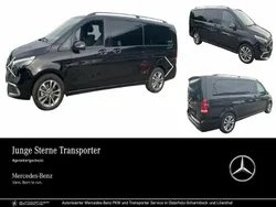 Obsidianschwarz Gebraucht 2024 Mercedes EQV300 Van / Kleinbus | 51.840 € (Fairer Preis)