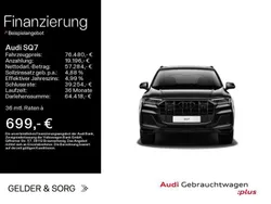 Mythosschwarz metallic Gebraucht 2022 Audi SQ7 S-Line SUV | 76.480 € (Teuer)
