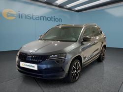 Grau Gebraucht 2021 Skoda Karoq SportLine SUV | 24.749 € (Guter Preis)