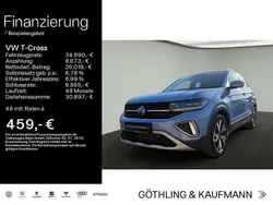 Clear blue metallic Neu 2025 VW T-Cross Style SUV | 34.690 € (Teuer)