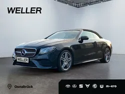 Schwarz Gebraucht 2017 Mercedes E300 AMG line Cabrio | 36.690 € (Fairer Preis)