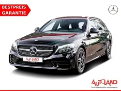 Schwarz Gebraucht 2020 Mercedes C300e AMG line Kombi | 31.950 € (Teuer)