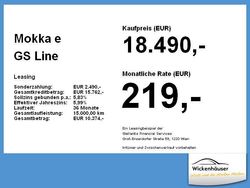 Jade weiss/arktis weiss Gebraucht 2022 Opel Mokka-e GS Line SUV | 18.490 € (Etwas zu teuer)