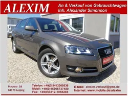 Grau Gebraucht 2012 Audi A3 Sportback Ambition Limousine | 6.398 € (Guter Preis)