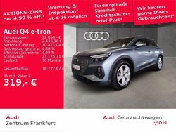 Blau Gebraucht 2022 Audi Q4 e-tron Comfort SUV | 32.850 € (Etwas zu teuer)