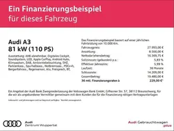 Schwarz Gebraucht 2023 Audi A3 Sportback Basis Limousine | 27.993 € (Fairer Preis)