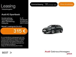 Manhattangrau metallic Gebraucht 2024 Audi A3 Sportback e-tron Advanced Plus Limousine | 35.499 € (Teuer)