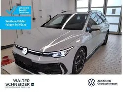 Crystal ice blue metallic Gebraucht 2024 VW Golf VIII R-line Kombi | 32.950 € (Etwas zu teuer)