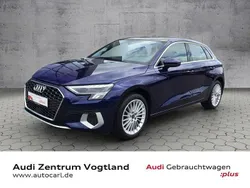 Navarrablau metallic Gebraucht 2023 Audi A3 Sportback Advanced Plus Limousine | 28.580 € (Fairer Preis)