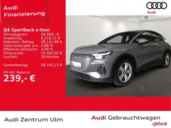 Kieselgrau Gebraucht 2022 Audi Q4 Sportback e-tron SUV | 34.360 € (Fairer Preis)