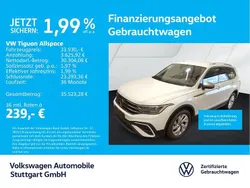 Pure white Gebraucht 2024 VW Tiguan Allspace Life SUV | 33.930 € (Superpreis)