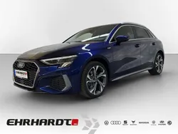 Blau Gebraucht 2021 Audi A3 Sportback e-tron S-Line Limousine | 26.950 € (Guter Preis)