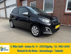 Schwarz Gebraucht 2018 Peugeot 108 Style Kleinwagen | 7.980 € (Fairer Preis)