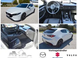 Mondsteinweiß metallic (metallic) Gebraucht 2024 Mazda 3 Exclusive-Line Limousine | 28.950 € (Etwas zu teuer)