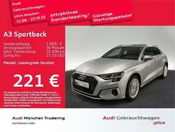 Silber Gebraucht 2024 Audi A3 Sportback Advanced Limousine | 29.685 € (Superpreis)