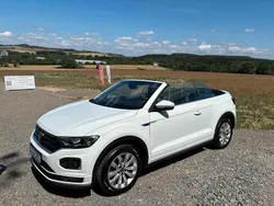 Weiß Gebraucht 2021 VW T-Roc Cabriolet R-line Cabrio | 27.500 € (Etwas zu teuer)