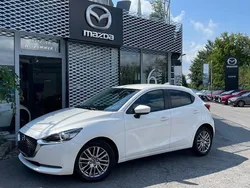 Satinweiß metallic Gebraucht 2021 Mazda 2 Kizoku Kleinwagen | 17.490 € (Etwas zu teuer)