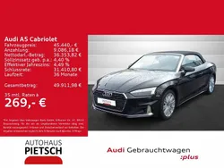 Schwarz Gebraucht 2024 Audi A5 Cabriolet Advanced Cabrio | 45.440 € (Guter Preis)