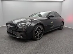 Schwarz Gebraucht 2021 Mercedes E220 AMG line Limousine | 33.999 € (Etwas zu teuer)