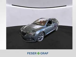 Quarzgrau metallic Gebraucht 2021 Skoda Superb SportLine Kombi | 25.988 € (Fairer Preis)