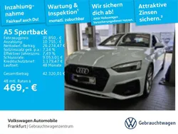 Gletscherweiß metallic Gebraucht 2022 Audi A5 S-Line Coupé | 35.850 € (Superpreis)