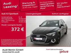 Schwarz Gebraucht 2024 Audi A3 Sportback Advanced Plus Limousine | 33.500 € (Guter Preis)