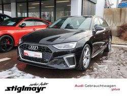 Mythosschwarz metallic Gebraucht 2021 Audi A4 S-Line Kombi | 27.970 € (Superpreis)